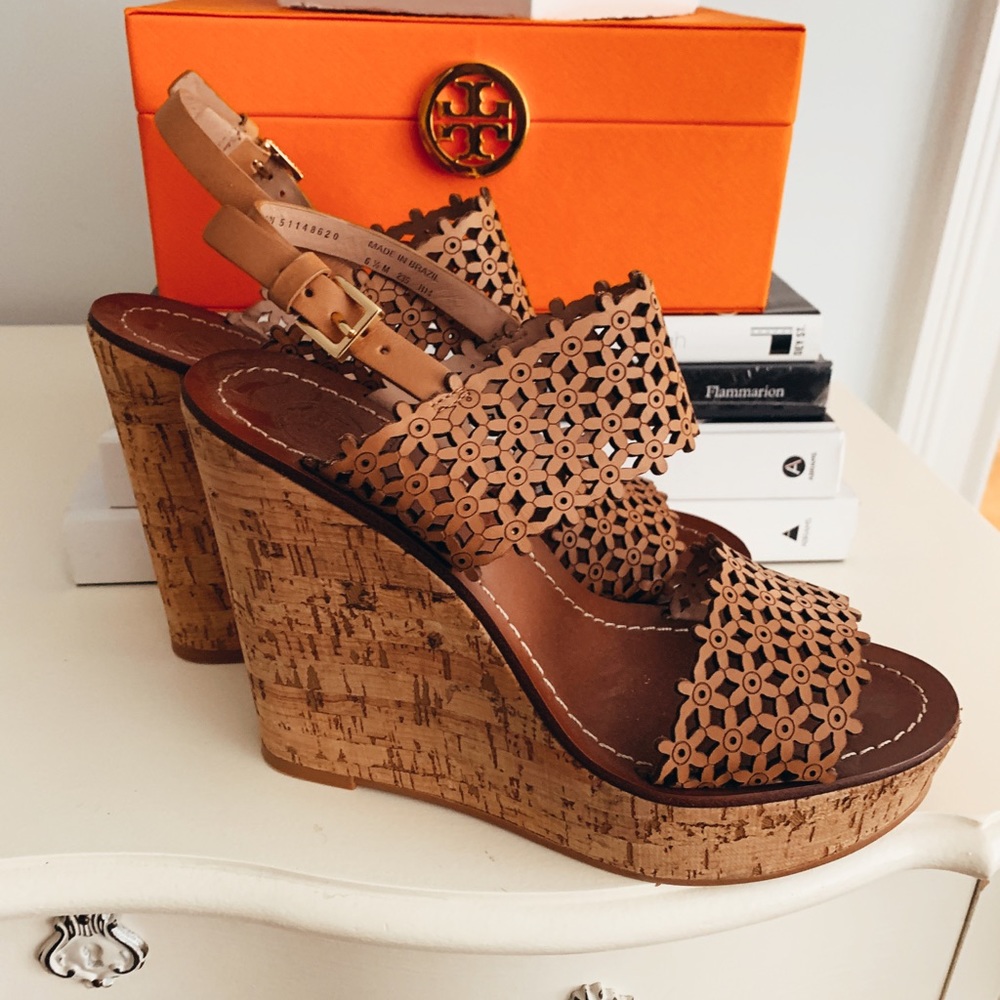 NWOT Tory Burch Wedges
